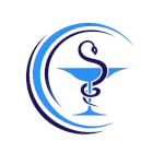 Curalini logo met farmaceutisch symbool en slang