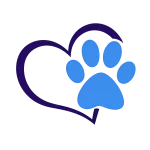 Curalini logo met hart en pootafdruk