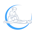 Curalini logo met vrouwelijke fysiotherapeut.