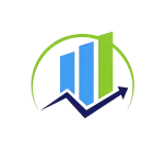 Curalini logo met grafiek en stijgende pijl