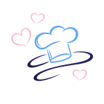 Curalini logo met koksmuts en bestek