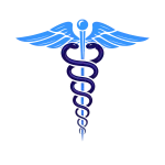 Curalini logo met medisch symbool en staf