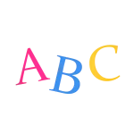 Curalini logo met letters ABC