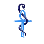 Curalini logo met medisch symbool en kruis