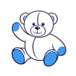 Curalini logo met teddybeer